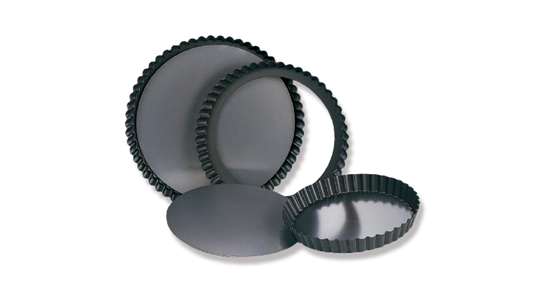 Round Fluted Tart Mould (Hard-anodized)